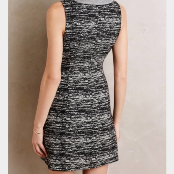Anthropologie TABITHA Black Gray Sleeveless Dress Size 2 - Picture 2 of 8